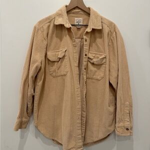 Billabong Tan Corduroy Jean Jacket